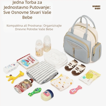 Višenamjenska torba za mame 2025. Novi ruksak velikog kapaciteta koji se može nositi preko tijela, torba za dječje potrepštine