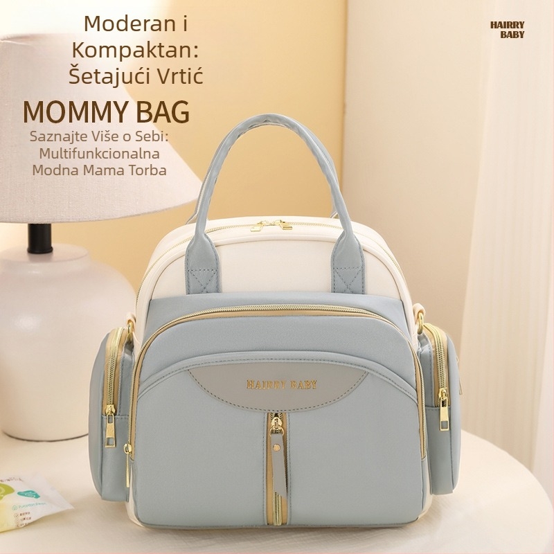 Višenamjenska torba za mame 2025. Novi ruksak velikog kapaciteta koji se može nositi preko tijela, torba za dječje potrepštine