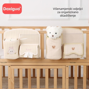 Korejska vrećica za pohranu dječjih kolica, viseća torba za dječji krevetić, vezena pregrada za kanticu, dječja bočica, torba za pelene za mame