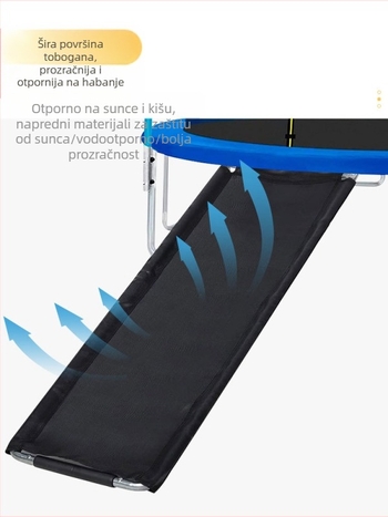 Dječji trampolin Vanjski tobogan Unutarnji Kućni Dječji Veliki Unutarnji Dječji Mali Prekogranični Veleprodajni Trampolin Tobogan