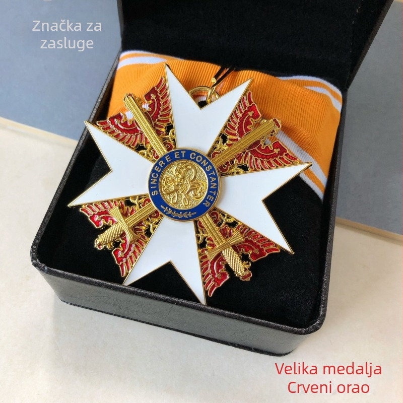 Spot Export Veliki križ Medalja Crvenog orla Troslojna struktura Metalna značka Strana medalja Sovjetska spomen-medalja Vrpca