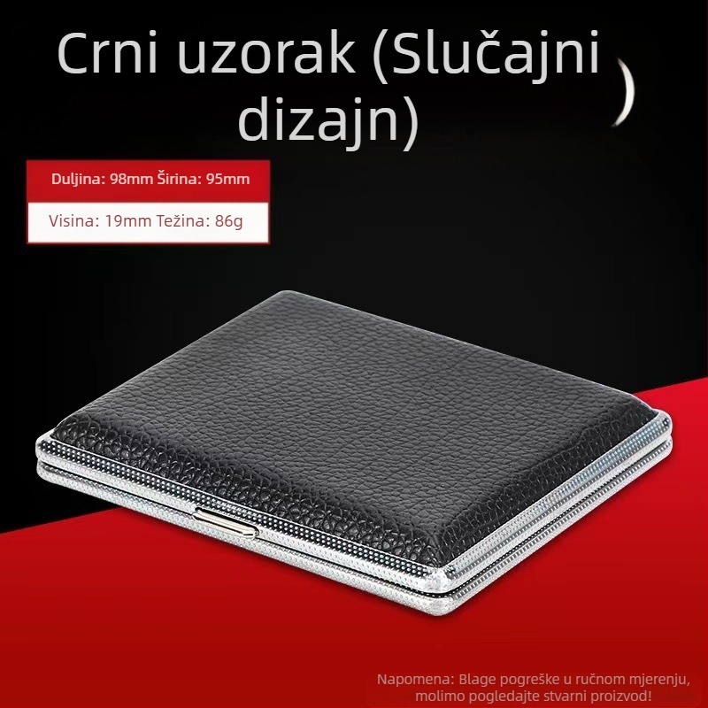 Popularna vrhunska kutija za cigarete s dvostrukim dijamantima, luksuzna, kreativna i personalizirana kutija za cigarete s cirkonima, prekogranična prijenosna kutija za cigarete za žene