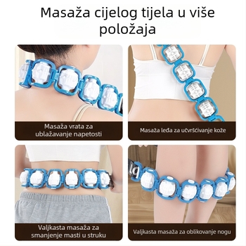 Masažer Backslipper Višenamjenski uklonjivi valjni masažer za jaružanje meridijana Otvoreno rame Otvorena leđa Ručni valjak