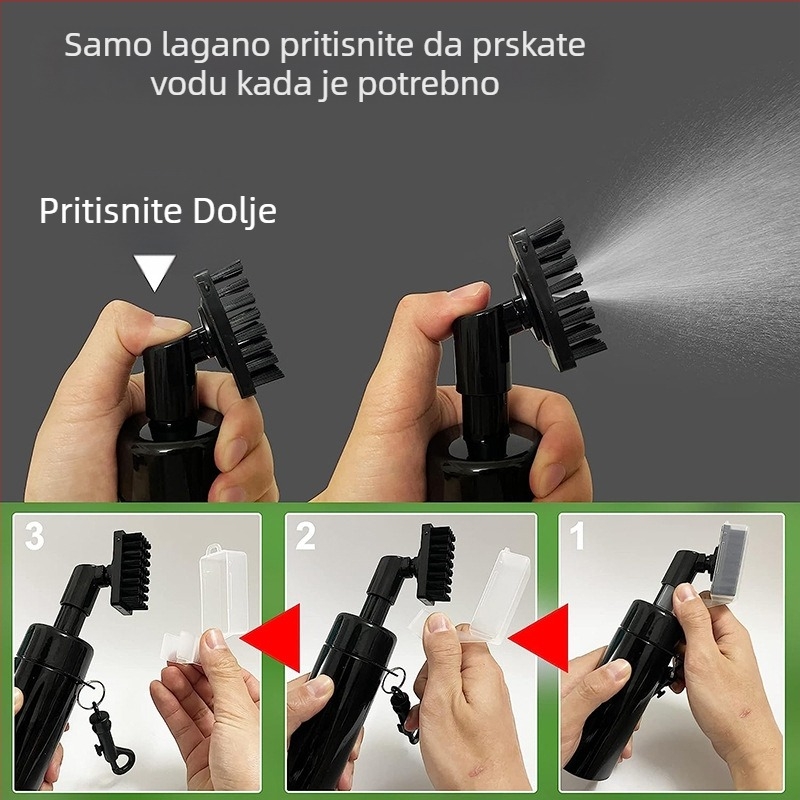 Nova četka za prskanje vodom za golf, preša, četka za čišćenje prskanjem vodom, kuglasta četka s višebojnom opcijom, pribor za golf