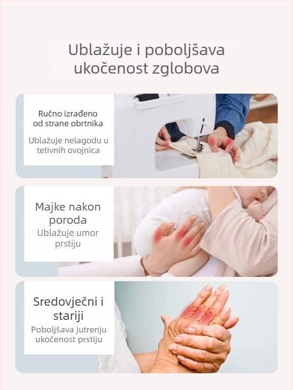 Rotacijski okidač za prst Ortopedski omotač za tetivu palca Fiksator za savijanje prsta Unutarnja kopča Ortopedski zaštitni rukav za zglob prsta