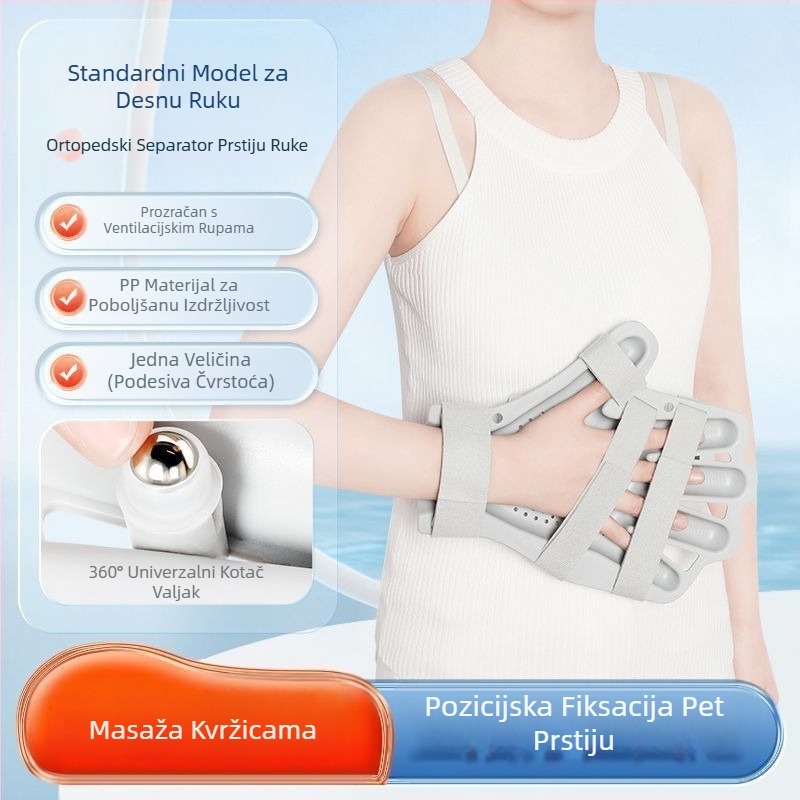 Medicinska ortoza za prste za vježbanje prstiju, moždani udar, hemiplegija, rehabilitacijska podrška, fiksni zaštitnik za prste, veleprodaja