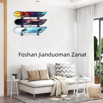 1 par akrilnih stalka za skateboard, zidni horizontalni stalak za skuter, zidni stalak za longboard