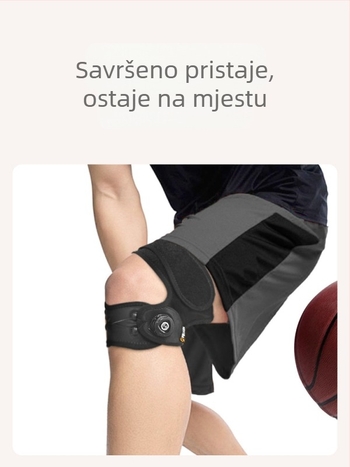 Silikonski pojas za stabilizaciju patele, sportski štitnik za koljena za muškarce, pojas za zaštitu koljena, preskakanje užeta za trčanje, ozljede za žene, posebna udobna zaštita