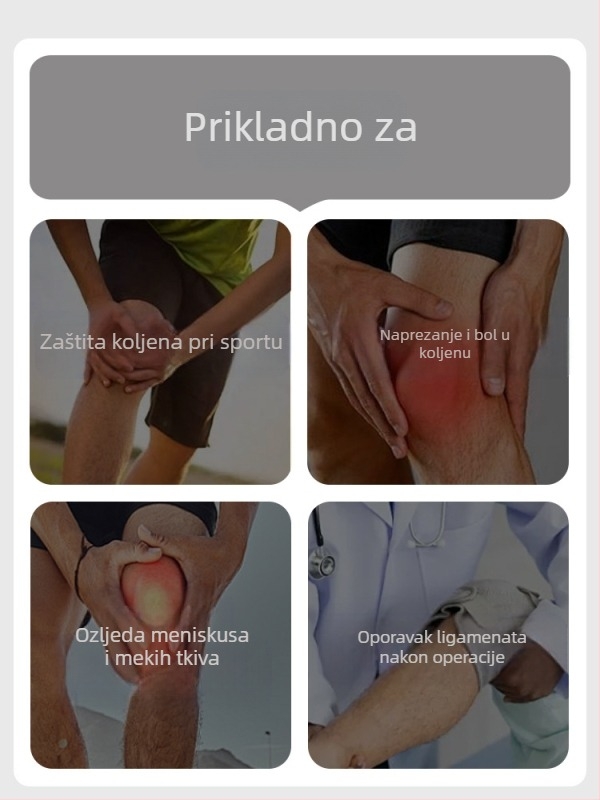 Silikonski pojas za stabilizaciju patele, sportski štitnik za koljena za muškarce, pojas za zaštitu koljena, preskakanje užeta za trčanje, ozljede za žene, posebna udobna zaštita