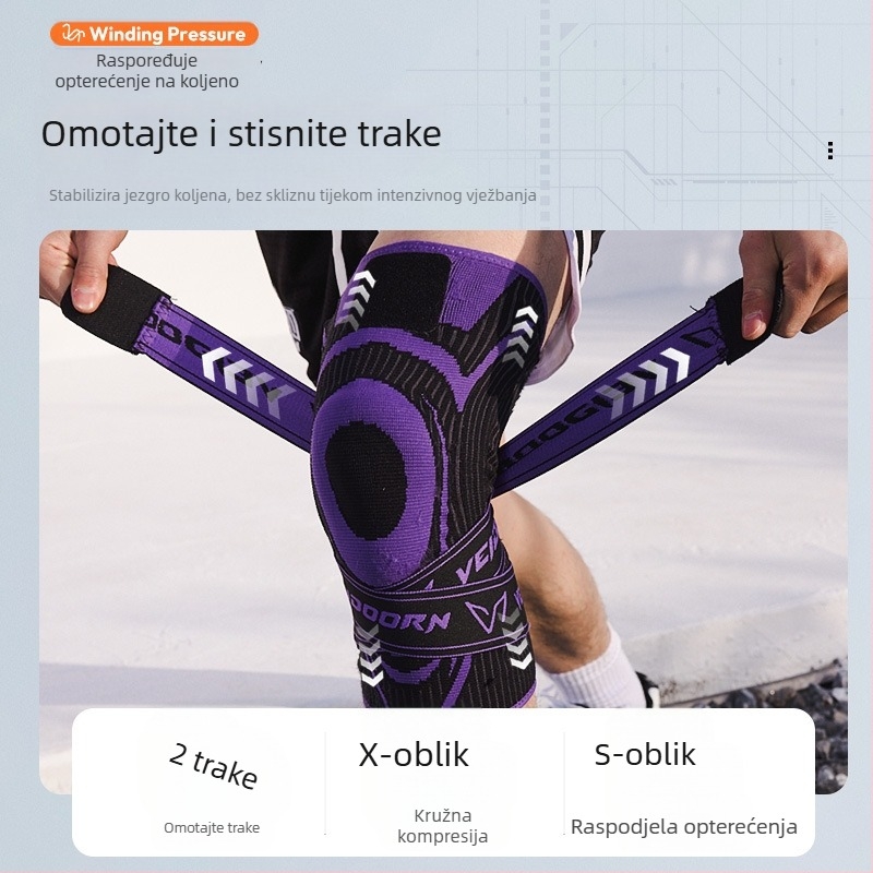 Weijin Yuyu Profesionalna sportska oprema za koljeno, košarku, muški meniskusni zglob, trčanje, nogomet, set koljena, odbojka