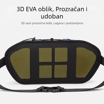 Vanjska sportska torba za struk za muškarce i žene, višenamjenska, za vožnju brdskim biciklom, terensko trčanje, profesionalna torba za struk, lagana i prozračna.