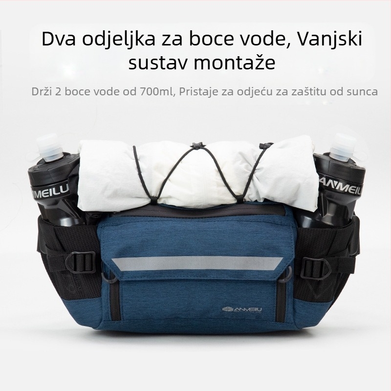 Vanjska sportska torba za struk za muškarce i žene, višenamjenska, za vožnju brdskim biciklom, terensko trčanje, profesionalna torba za struk, lagana i prozračna.