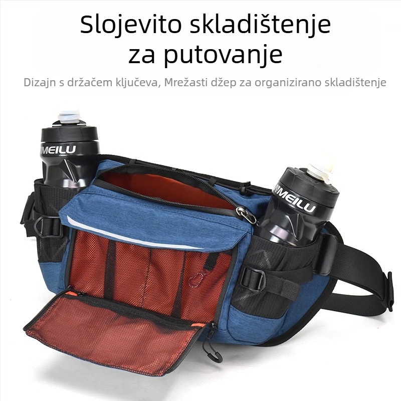 Vanjska sportska torba za struk za muškarce i žene, višenamjenska, za vožnju brdskim biciklom, terensko trčanje, profesionalna torba za struk, lagana i prozračna.