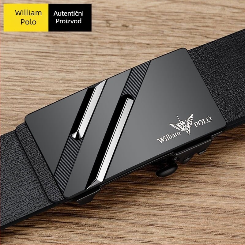 Paul Belt Muški luksuzni remen od čiste kravlje kože Guangzhou Poslovni automatski kopčani jednostavni muški remen