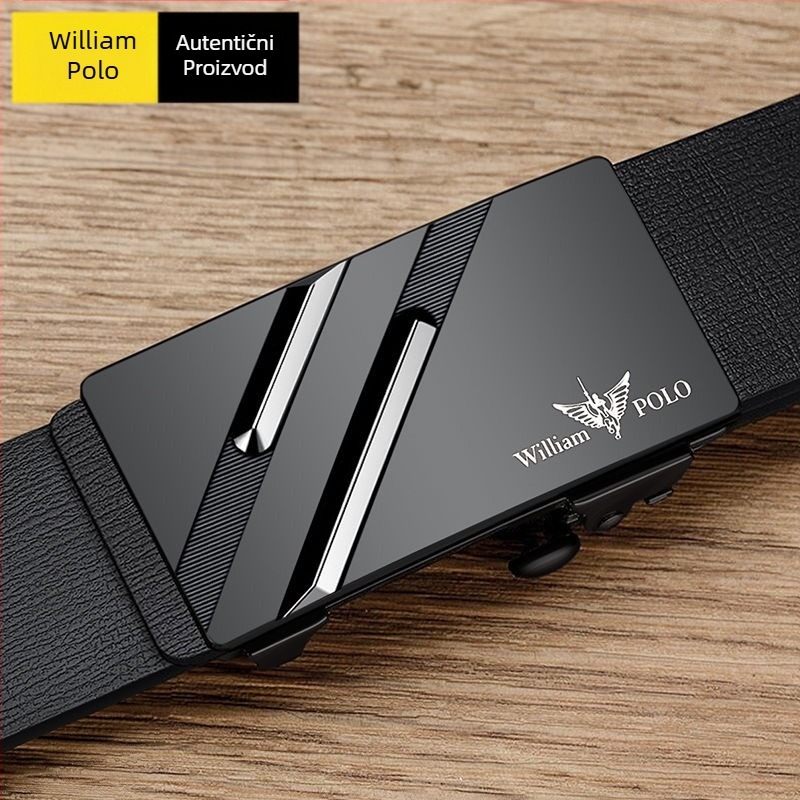 Paul Belt Muški luksuzni remen od čiste kravlje kože Guangzhou Poslovni automatski kopčani jednostavni muški remen