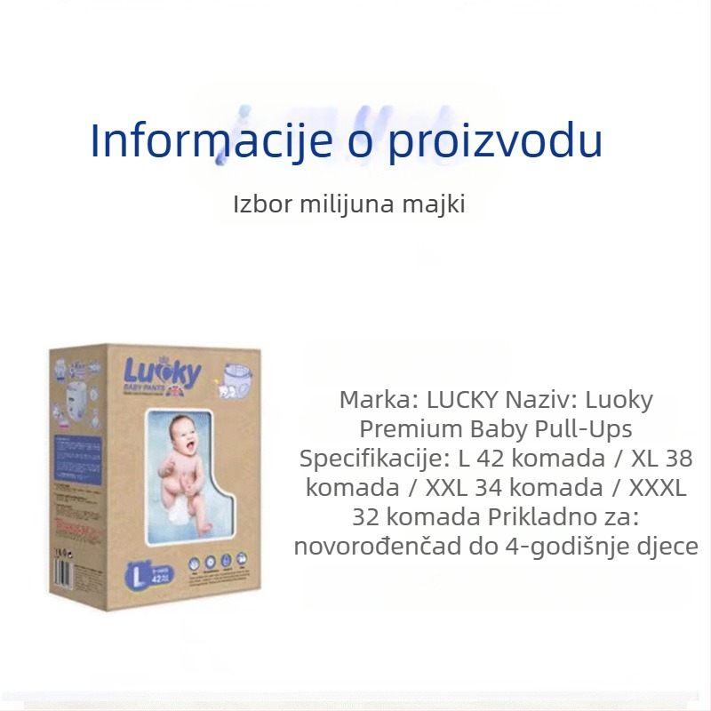 Prekogranične Lewei ekskluzivne hlačice za bebe, prozračne suhe pelene, vrhunske hlačice za trening, lagane pelene