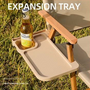 Bočni pladanj za pohranu Kermit stolice, pladanj za naslonjač, pribor za kampiranje, vanjski pribor, sklopivi univerzalni držač za čaše