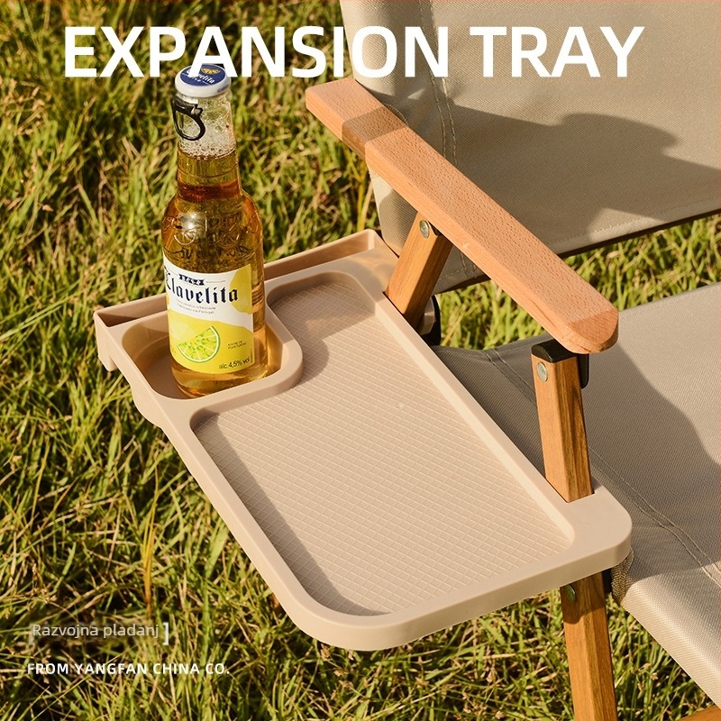 Bočni pladanj za pohranu Kermit stolice, pladanj za naslonjač, pribor za kampiranje, vanjski pribor, sklopivi univerzalni držač za čaše