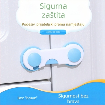 Sigurnosna brava za djecu, podesiva, duga brava, kitova brava, kratka brava, duga brava, zaštita dječjeg ormara, brava za ladicu