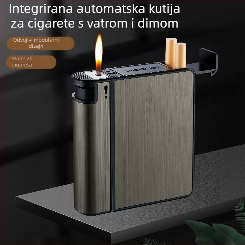 YH103 Uklonjivi upaljač za cigarete, integrirani paket od 20 komada, zadebljani, otporni na vlagu, veleprodajni set za pušenje