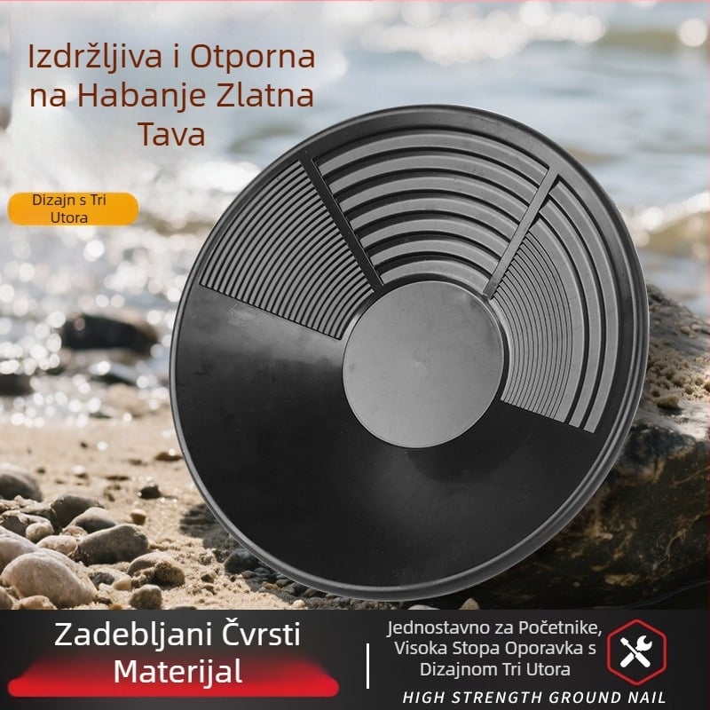 Prijenosno sito za ispiranje zlata, mala riječna ustava, velika posuda za pranje zlata, alat za pranje rudarenja zlata