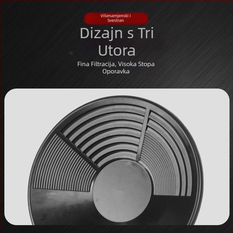 Prijenosno sito za ispiranje zlata, mala riječna ustava, velika posuda za pranje zlata, alat za pranje rudarenja zlata