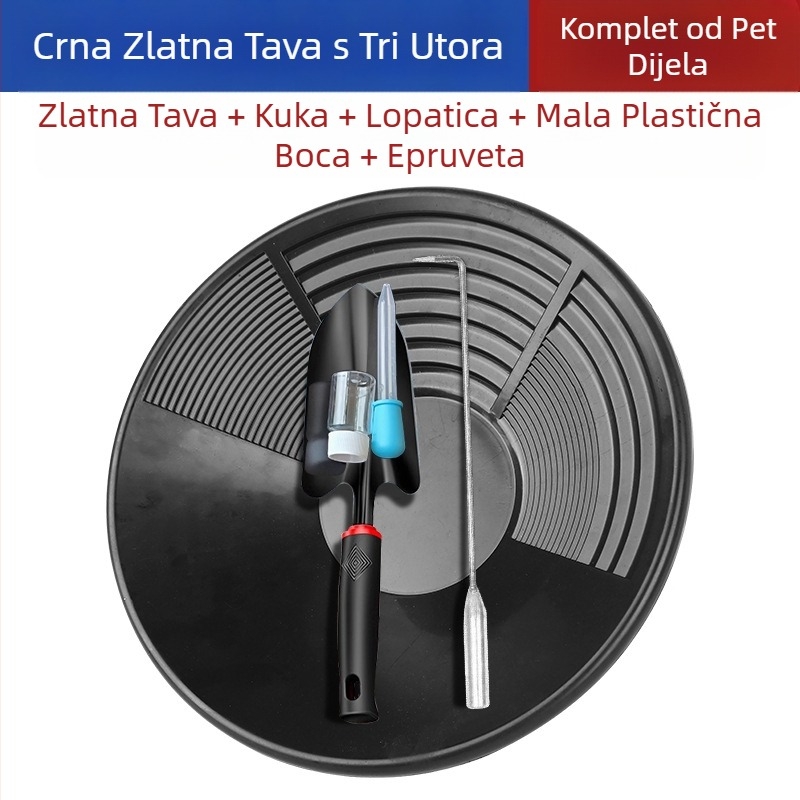 Prijenosno sito za ispiranje zlata, mala riječna ustava, velika posuda za pranje zlata, alat za pranje rudarenja zlata