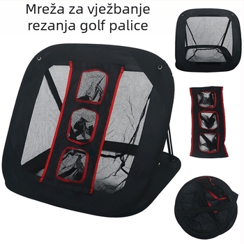 Najprodavanija sklopiva mreža za vježbanje golfa, udarac za unutarnju i vanjsku upotrebu, kolekcija loptica, odijelo za golf, rezanje, mreža za štap