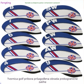 digitalni set poklopaca za palicu, pokrivalo za glavu za golf, pribor za vježbanje, željezni poklopac za palicu, nacionalna zastava, poklopac za palicu za golf