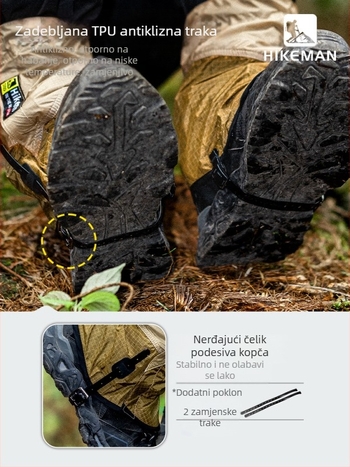 Planinar Planinarenje Planinarenje Snježni pokrivač Vanjski Kampiranje Lagani Pustinjski Skijanje Otporni na pijesak Otporni na snijeg Navlaka za stopala Navlaka za noge