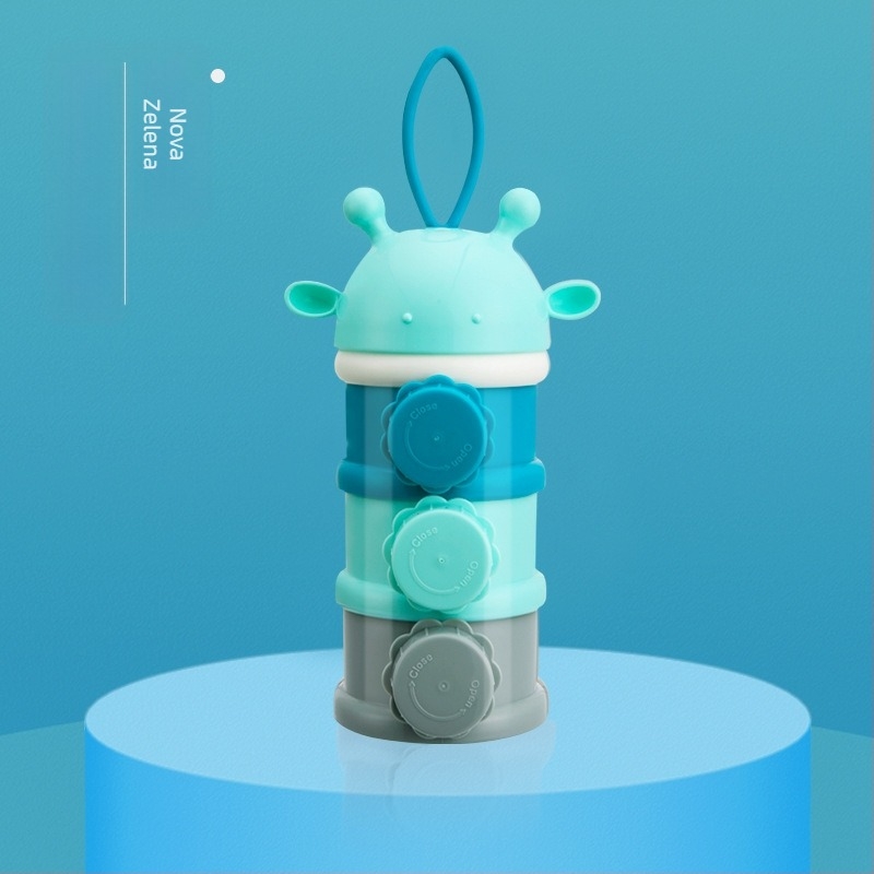 Tvornica izravno iz tvornice, kutija za mlijeko u prahu za bebe, neovisno slojevito mlijeko u prahu, prijenosna troslojna kutija za mlijeko u prahu, kutija za užinu