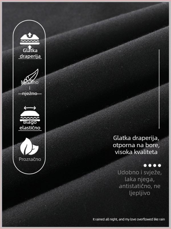 Crne mikro-zupčaste hlače za žene, jesen 2025., elastične hlače za mršavljenje, visokog struka, uske hlače s konjskim kopitima, duljine do poda, ležerne hlače za žene