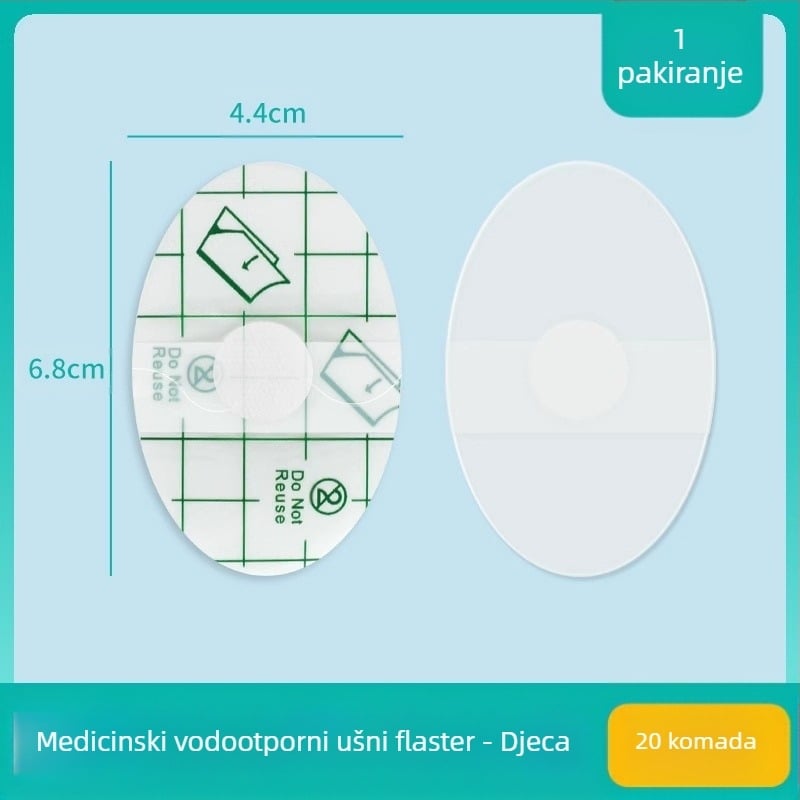 Medicinski vodootporni flasteri za uši za djecu, plivanje, kupanje novorođenčadi, odrasle, rupa za srednje uho, zaštita od vode, štitnici za uši