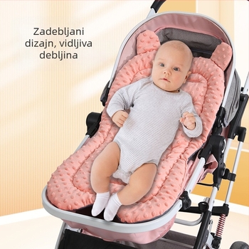 Jastuk za auto za bebe, pamučni jastuk, jastuk za bebe za jesen i zimu, jastuk za hodanje, artefakt za bebe za sva godišnja doba, univerzalni jastuk za zaštitu grebena, prostirka za ležanje
