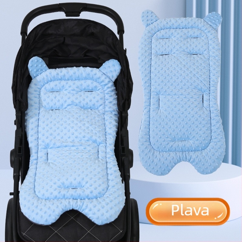 Jastuk za auto za bebe, pamučni jastuk, jastuk za bebe za jesen i zimu, jastuk za hodanje, artefakt za bebe za sva godišnja doba, univerzalni jastuk za zaštitu grebena, prostirka za ležanje
