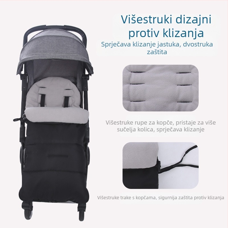 Dječji jastuk za kolica, visoki krajobrazni suncobran, višenamjenski jastuk za vjetrobransko staklo, jastuk za spavanje, četiri godišnja doba, univerzalni za jesen i zimu