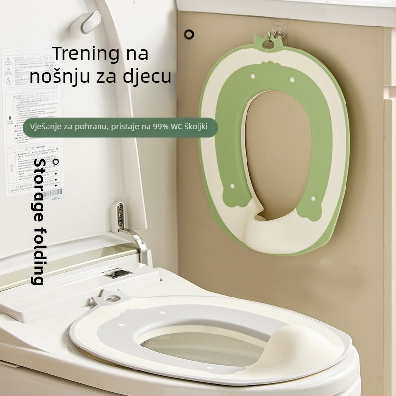 Dječja WC daska, Prsten za WC za malu djecu, WC daska za dječake i djevojčice, Može se objesiti, Jastuk za WC, WC daska