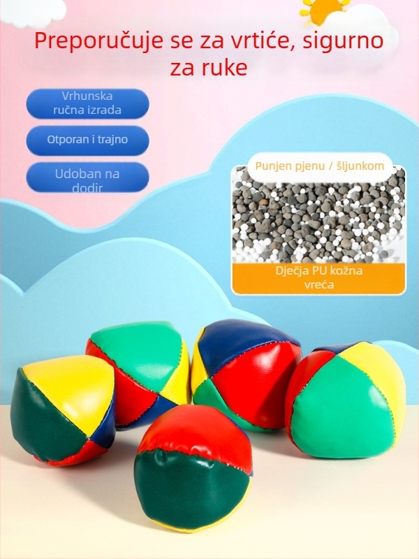 PU vreća s pijeskom dječja vreća s pijeskom vrtićka osnovna škola učenici posebna ručno izrađena vreća s pijeskom bacanje mete bacanje vreće s pijeskom igračka za igru