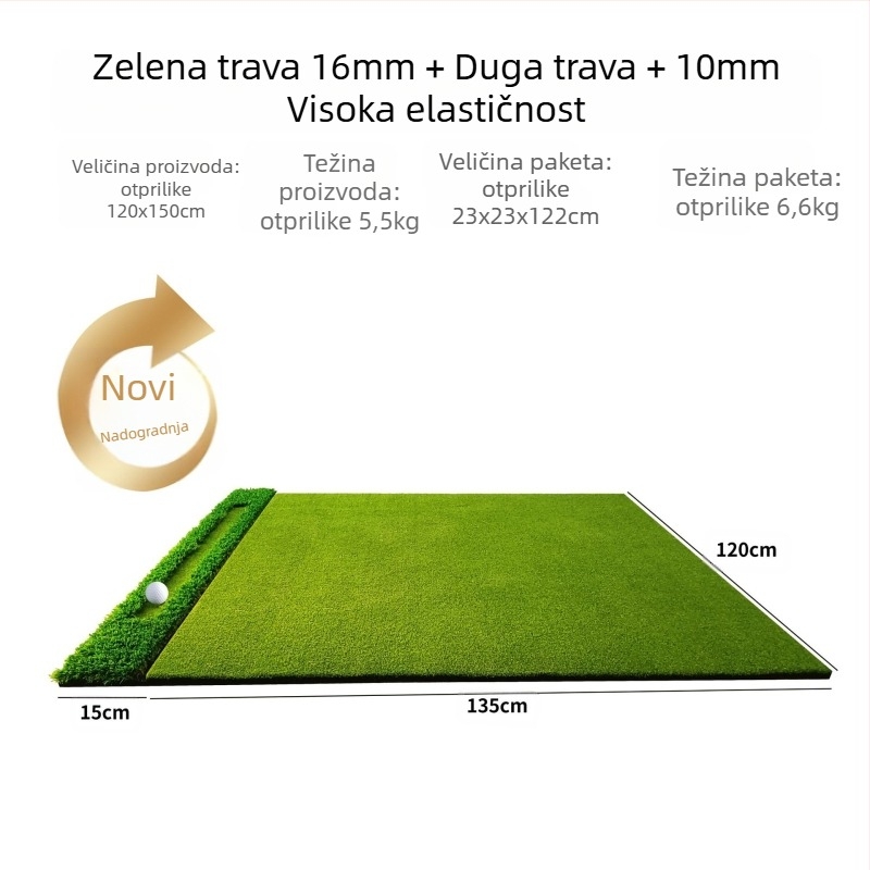 Izravna opskrba tvornice preko granice vruća prostirka za golf na otvorenom, prostirka za golf, prostirka za golf