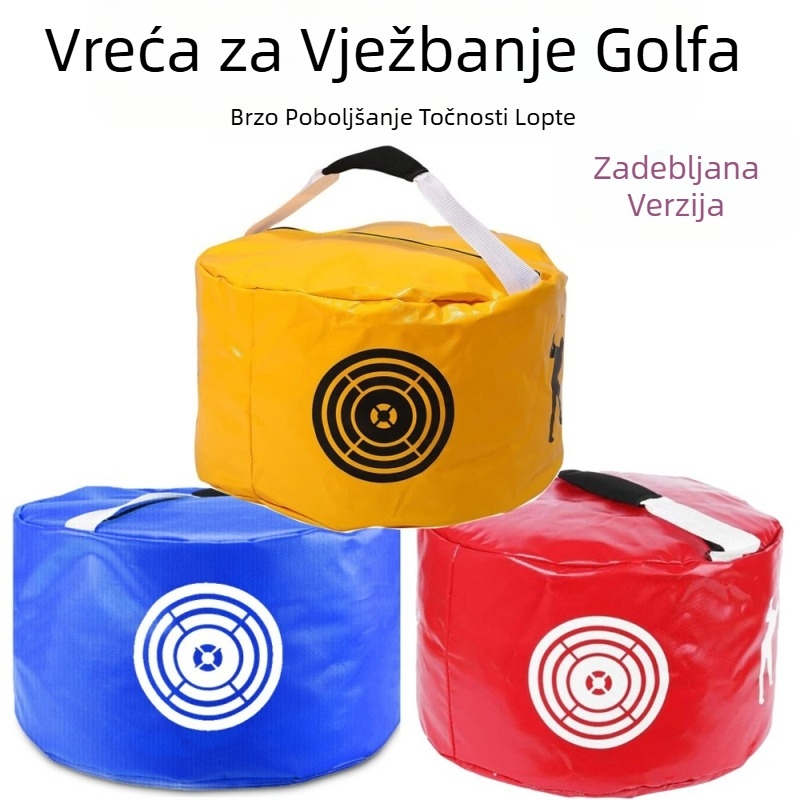Sprava za vježbanje zamaha u golfu, vreća za udaranje za poboljšanje snage i preciznosti, vreća za zamah za početnike, pomoćni pribor