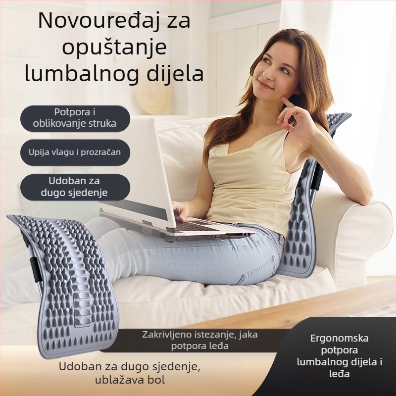 Lumbalno olakšanje, podizanje struka, istezanje i trakcija, masažer za leđa, Božanska oprema, vježbe za korekciju kralježnice, ploča za potporu struka