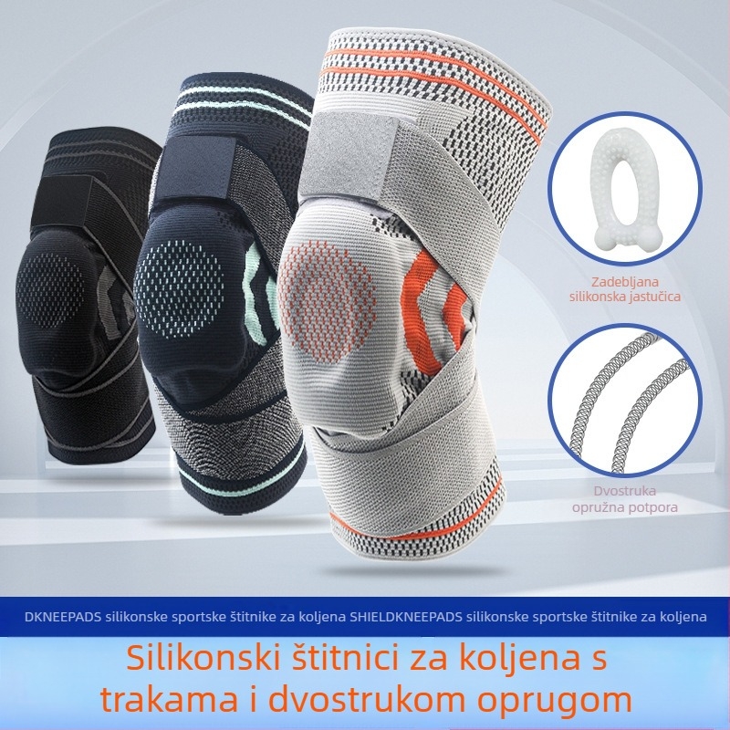 Sportski štitnik za koljena za mušku košarkašku opremu, zaštitni remen za zglob koljena, ljetna ozljeda, profesionalni meniskus, badminton