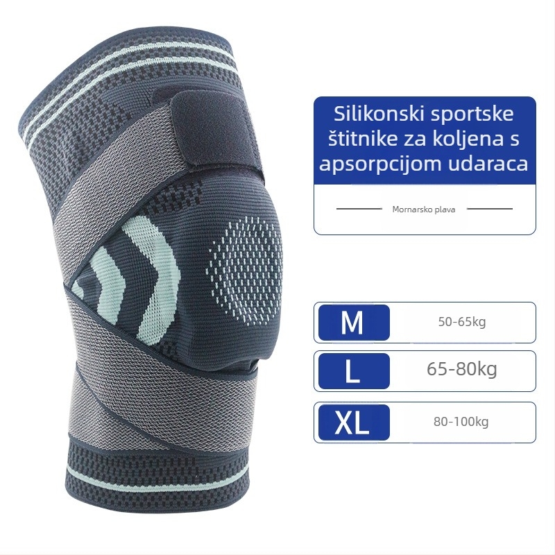 Sportski štitnik za koljena za mušku košarkašku opremu, zaštitni remen za zglob koljena, ljetna ozljeda, profesionalni meniskus, badminton