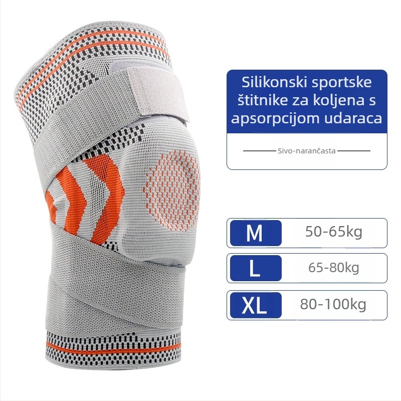Sportski štitnik za koljena za mušku košarkašku opremu, zaštitni remen za zglob koljena, ljetna ozljeda, profesionalni meniskus, badminton