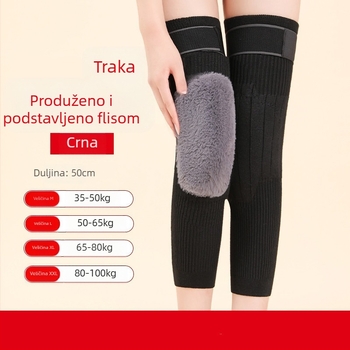 Punjeni štitnici za koljena za grijanje starih, hladnih nogu za muškarce i žene, zglobovi za starije osobe, štitnici za noge za sprječavanje cikličnog prehladnog ciklusa, produženi i zadebljani u jesen i zimu