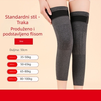 Punjeni štitnici za koljena za grijanje starih, hladnih nogu za muškarce i žene, zglobovi za starije osobe, štitnici za noge za sprječavanje cikličnog prehladnog ciklusa, produženi i zadebljani u jesen i zimu