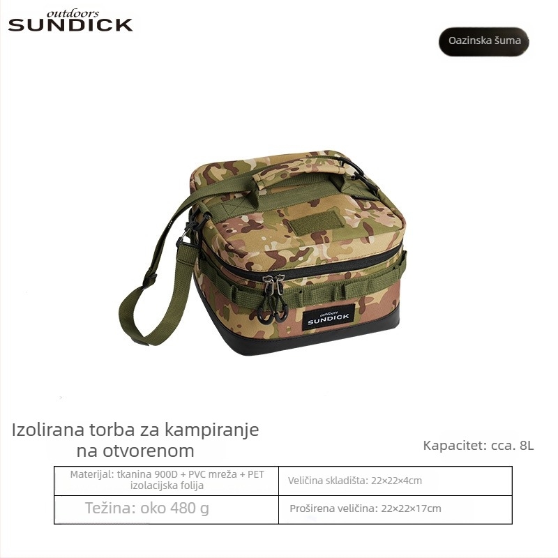 Planinski kupci vanjska torba za piknik izolacijska torba hladnjak izolacijska kutija prijenosna prijenosna Oxford platnena torba jaka otporna na habanje