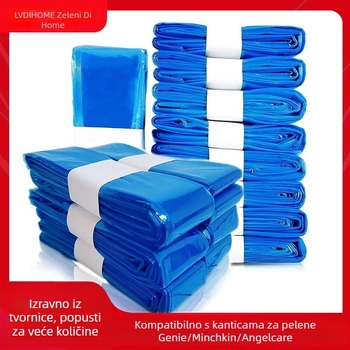 Amazon kanta za pelene Vreća za smeće Zadebljana kanta za pelene Vreća za smeće Preklopljena antibakterijska i mirisna kanta za pelene Kompatibilna vrećica