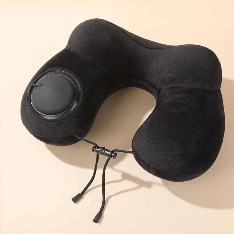 Napuhljivi jastuk za press hump, uredski jastuk za dom, jastuk za vrat, sklopivi jastuk za putovanja i avion, prijenosni jastuk za automobil