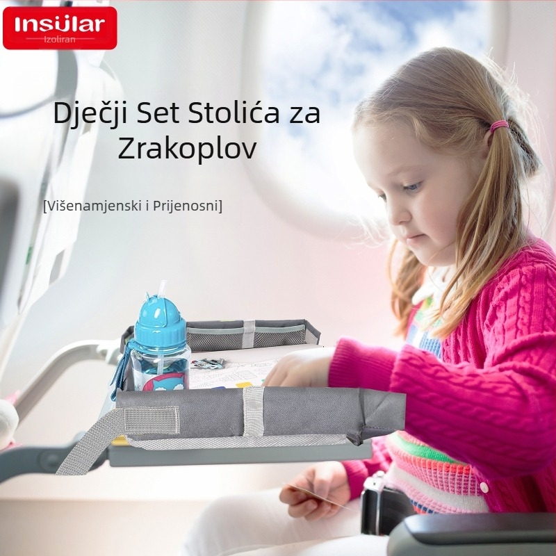 Sklopivi dječji putni set za avione i odrasle, stol za pohranu igračaka, torbu za pohranu igračaka, stol za vlak, torbu za pohranu igračaka